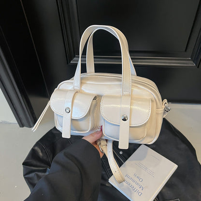 Large Capacity Women's Fashion Shoulder Messenger Portable Boston Bag