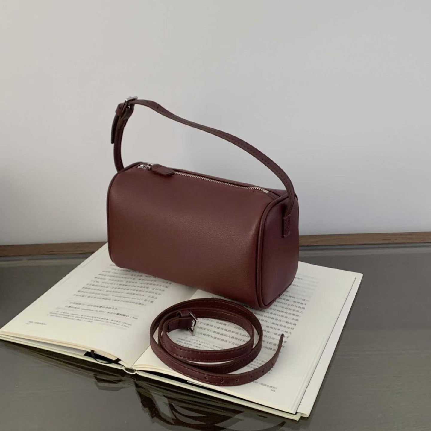 Suede Underarm Mini Small Handbag