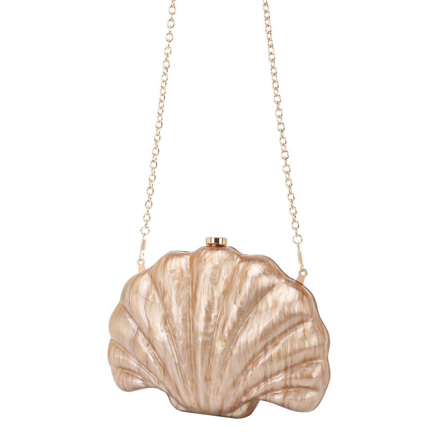 Shell Multicolor Chain Shoulder Messenger Bag