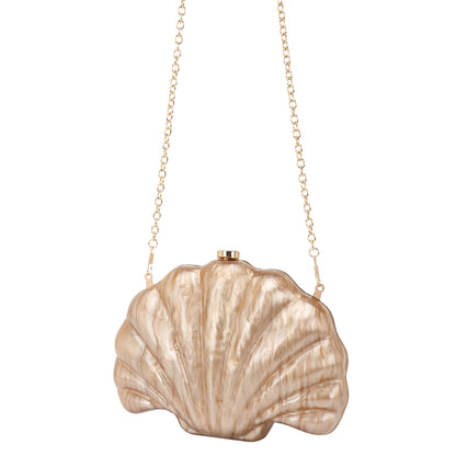 Shell Multicolor Chain Shoulder Messenger Bag