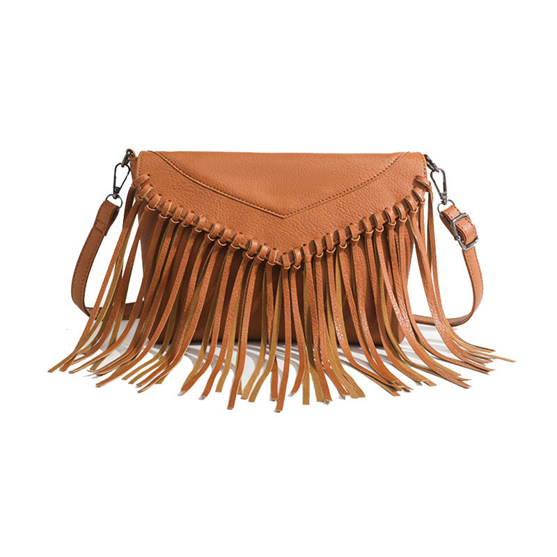 Women's Retro Ethnic Style Tassel Messenger Bag