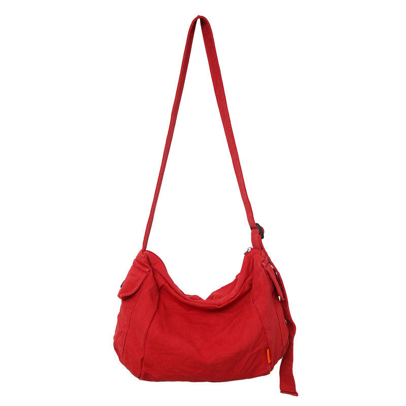 Women's Canvas Bag Casual Large-capacity Crossbody Bag