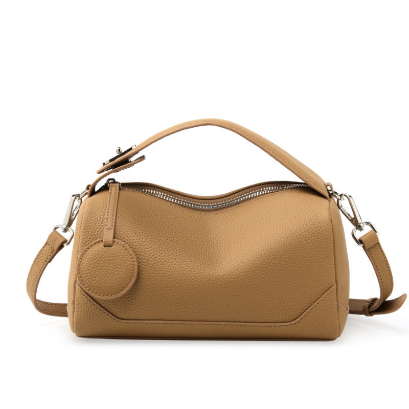 Women's Fashion Genuine Leather Portable Crossbody Bag
