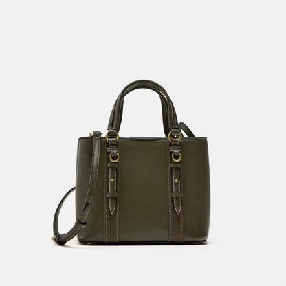 Women's Olive Green Mini City Portable Messenger Bag