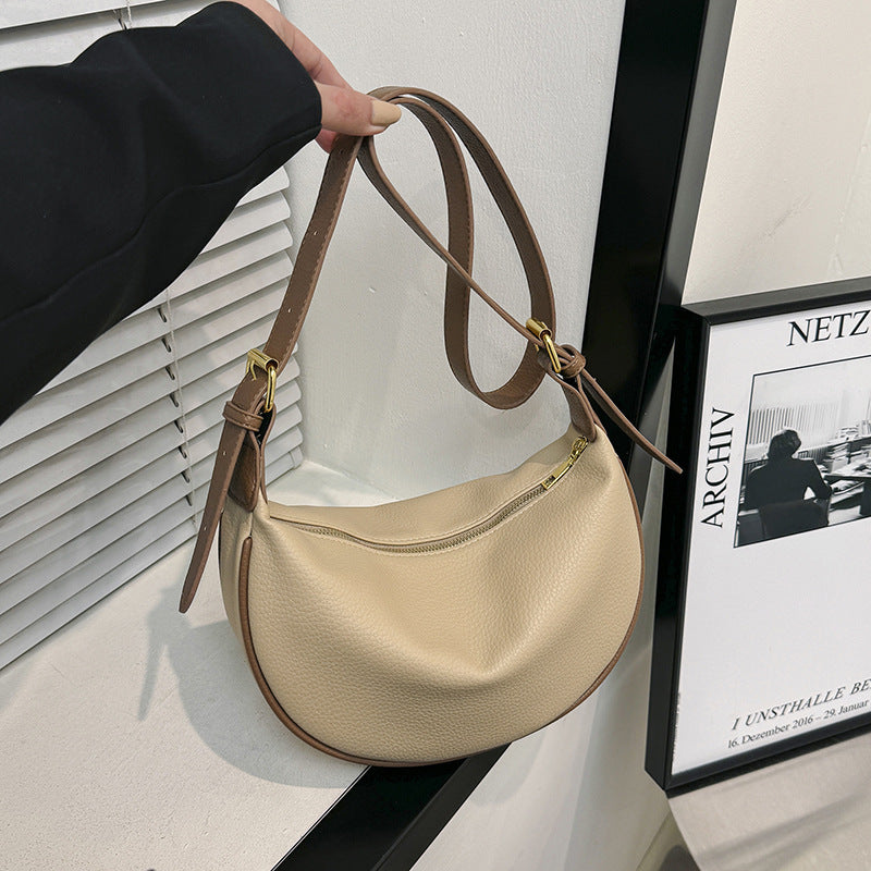 Soft Leather Large Capacity Underarm All-match Shoulder Messenger Bag