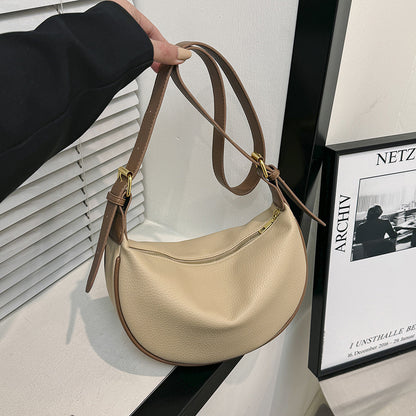 Soft Leather Large Capacity Underarm All-match Shoulder Messenger Bag