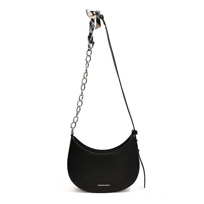 Simple All-match Retro Fashion Shoulder Trendy Small Saddle Bag