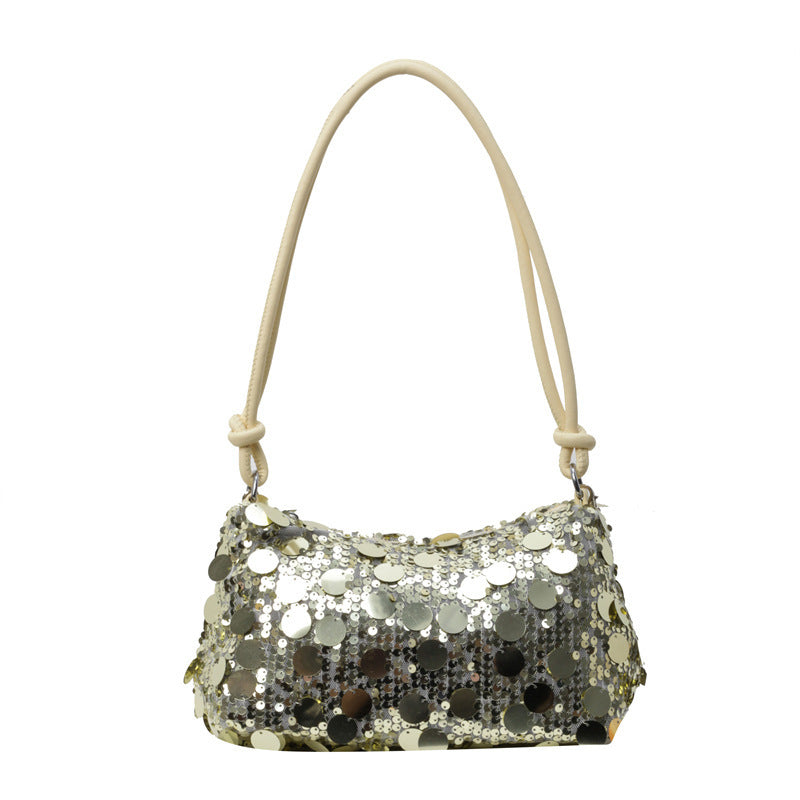 Pouches Women's Sequined Chain Shoulder Messenger Bag