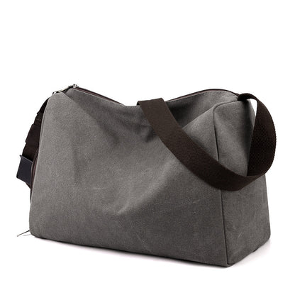 Retro Canvas Sports Gym  Large-capacity Crossbody Bag