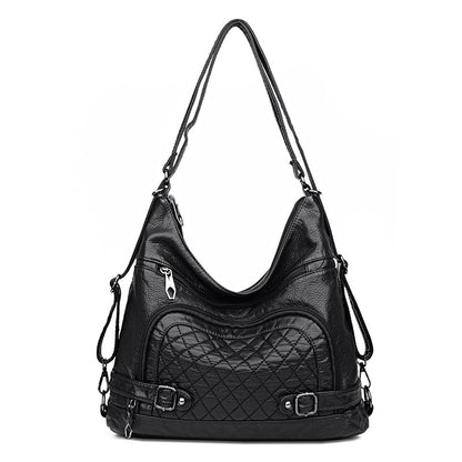Women's Large-capacity Retro Shoulder Crossbody Backpack