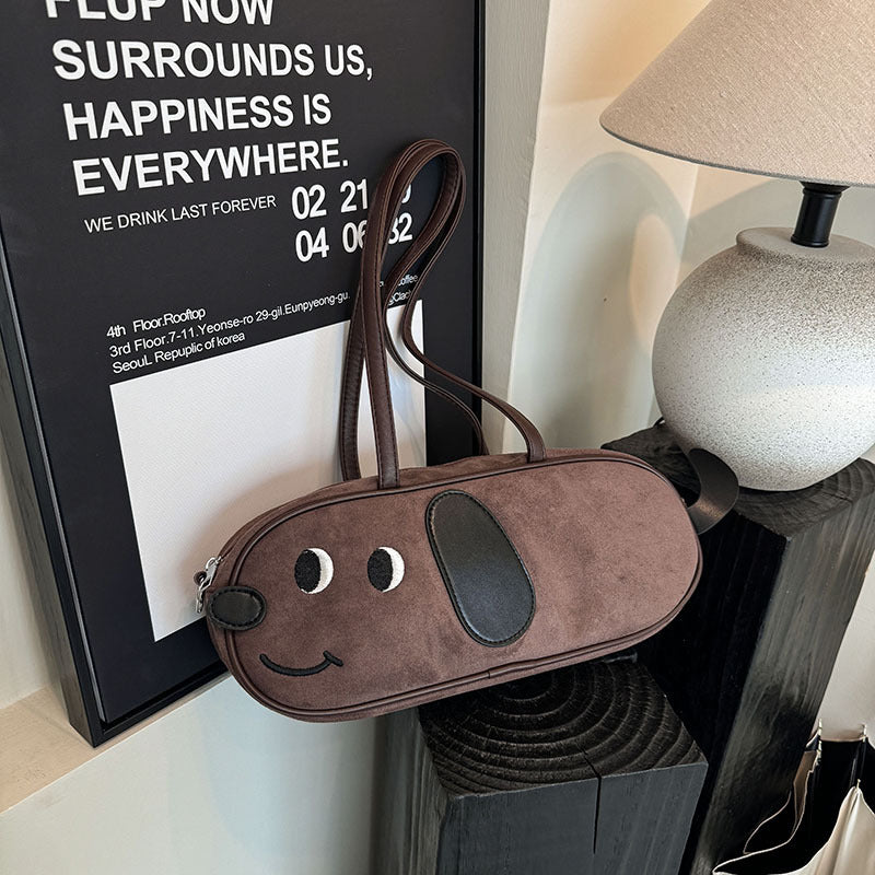 Sausage Dog Pack One Shoulder Retro Frosted Crossbody Bag