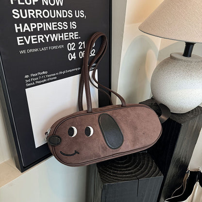 Sausage Dog Pack One Shoulder Retro Frosted Crossbody Bag
