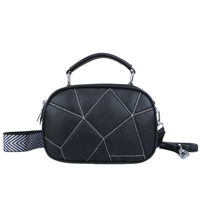 Fashion Three-layer Retro Trendy Patchwork Small Bag