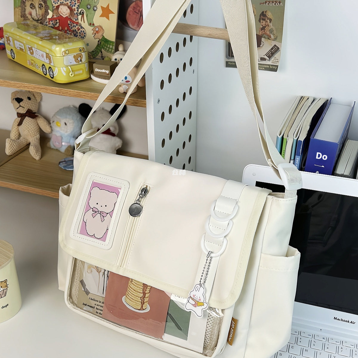 Canvas Handbag Casual All-match Waterproof Lightweight Crossbody Bag