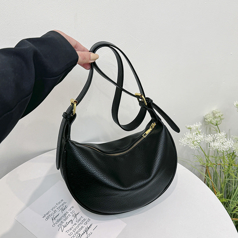 Soft Leather Large Capacity Underarm All-match Shoulder Messenger Bag