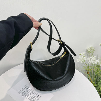 Soft Leather Large Capacity Underarm All-match Shoulder Messenger Bag