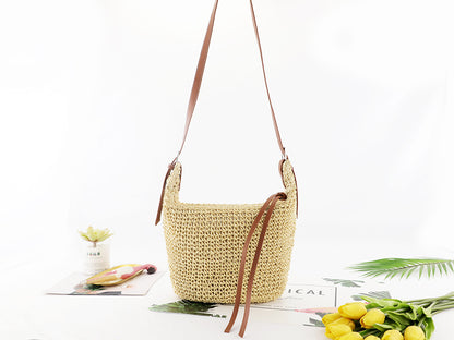 Women's Straw Woven Bag All-match Casual Dumpling Type