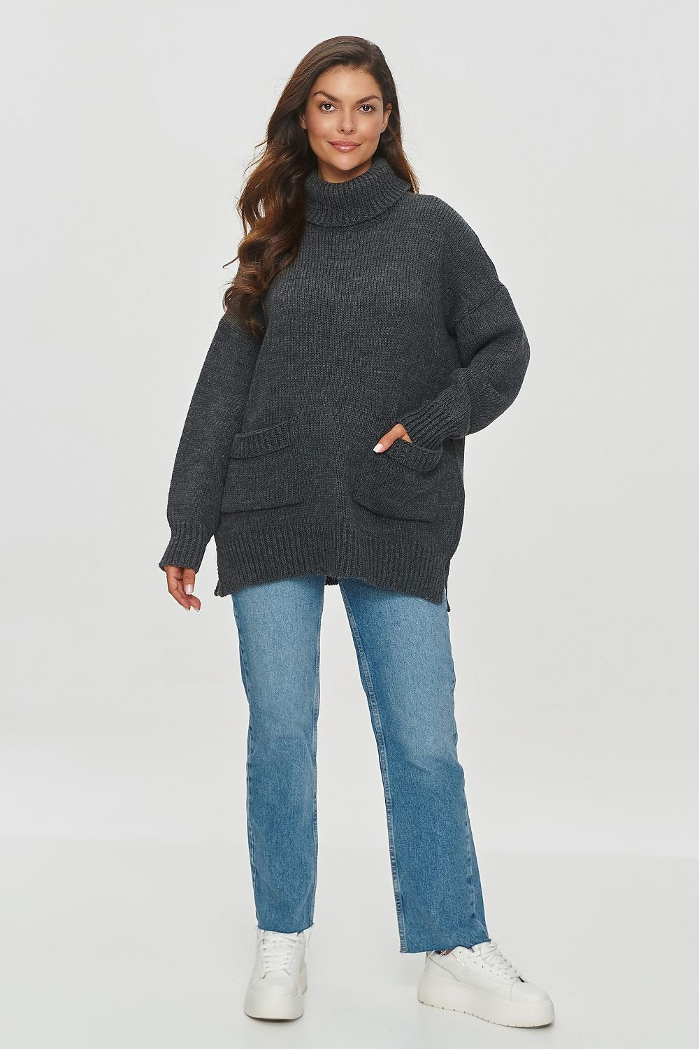 Turtleneck model 202969 Makadamia