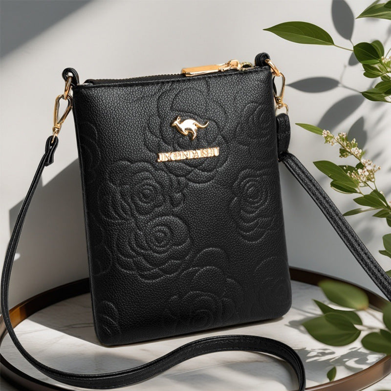 Fashion Popular Flower Light Luxury Shoulder Messenger Bag
