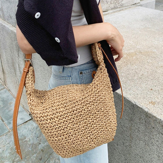 Women's Straw Woven Bag All-match Casual Dumpling Type