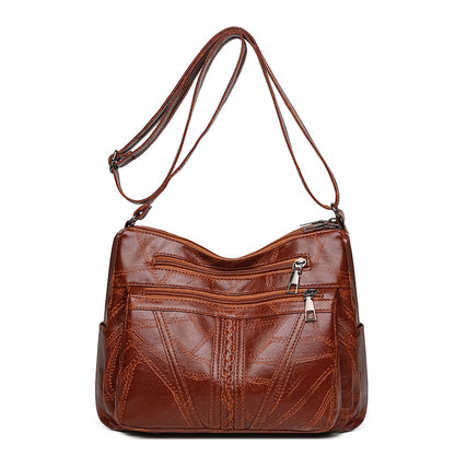 Stitching Braid All-match Shoulder Messenger Bag