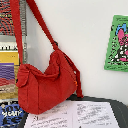 Women's Canvas Bag Casual Large-capacity Crossbody Bag