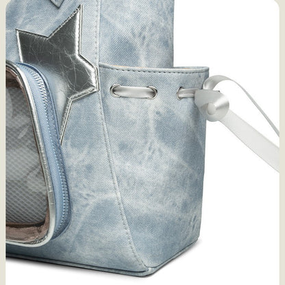 Niche Sweet Transparent Japanese Tote Bag For Women