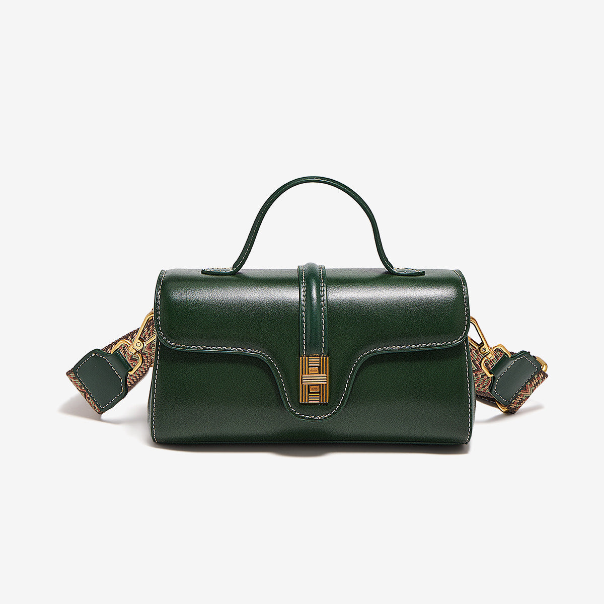 Niche Original High Sense Mild Luxury Retro Cambridge Portable Messenger Bag