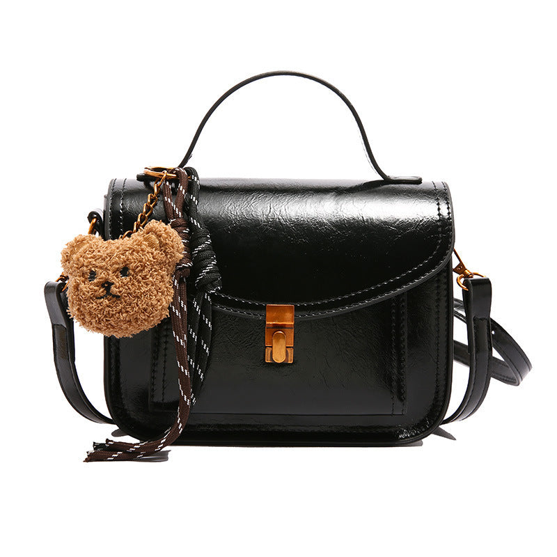 High-end Niche Retro Portable Small Square Bag All-matching