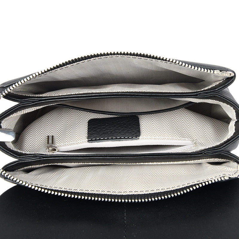 Women's Cowhide Tote Bag Simple Shoulder Messenger Bag