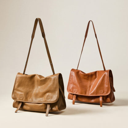 Large Capacity Retro Casual Shoulder Messenger Bag