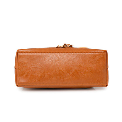 Retro Women's Leisure Bucket Bag Shoulder Messenger Bag