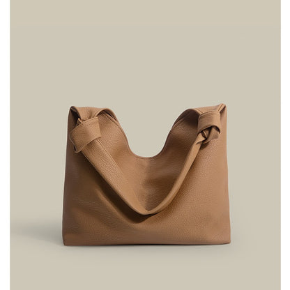 Soft Leather Tote Big Bag Fashion Simple Shoulder Bag
