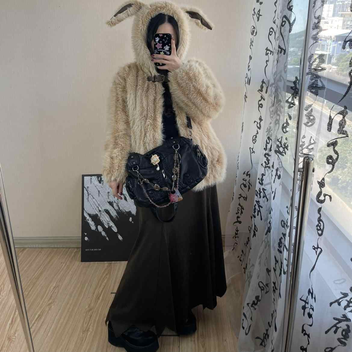 One-shoulder Crossbody Millennium Retro Soft Leather Chain All-match Motorcycle Bag