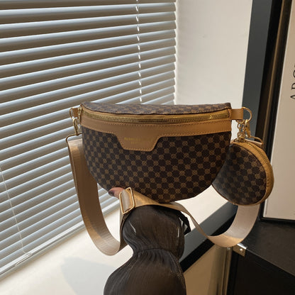 European And American Style Portable Crossbody Personality Retro Printing