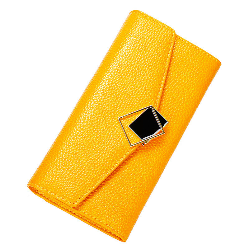Women's Long Fashion Large-capacity Genuine Leather Wallet