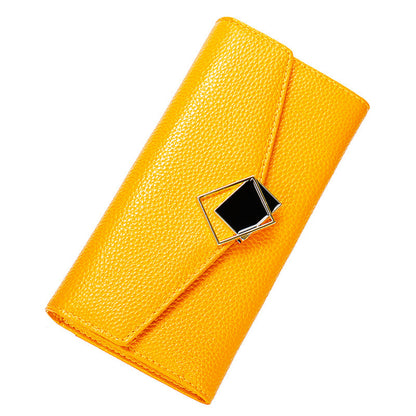 Women's Long Fashion Large-capacity Genuine Leather Wallet