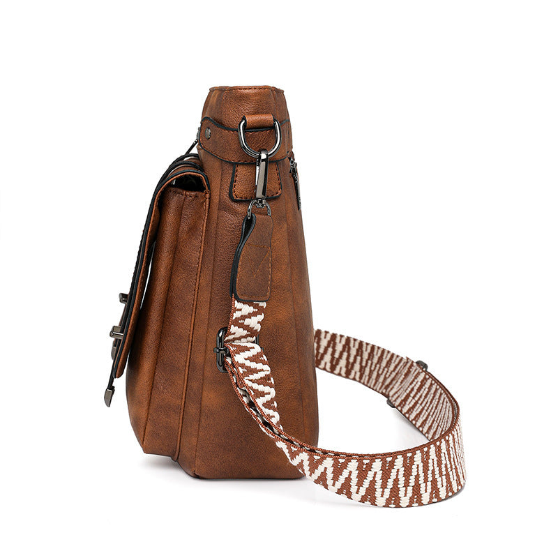 Women's Shoulder Personality Large Capacity Multi-pocket Bucket Bag