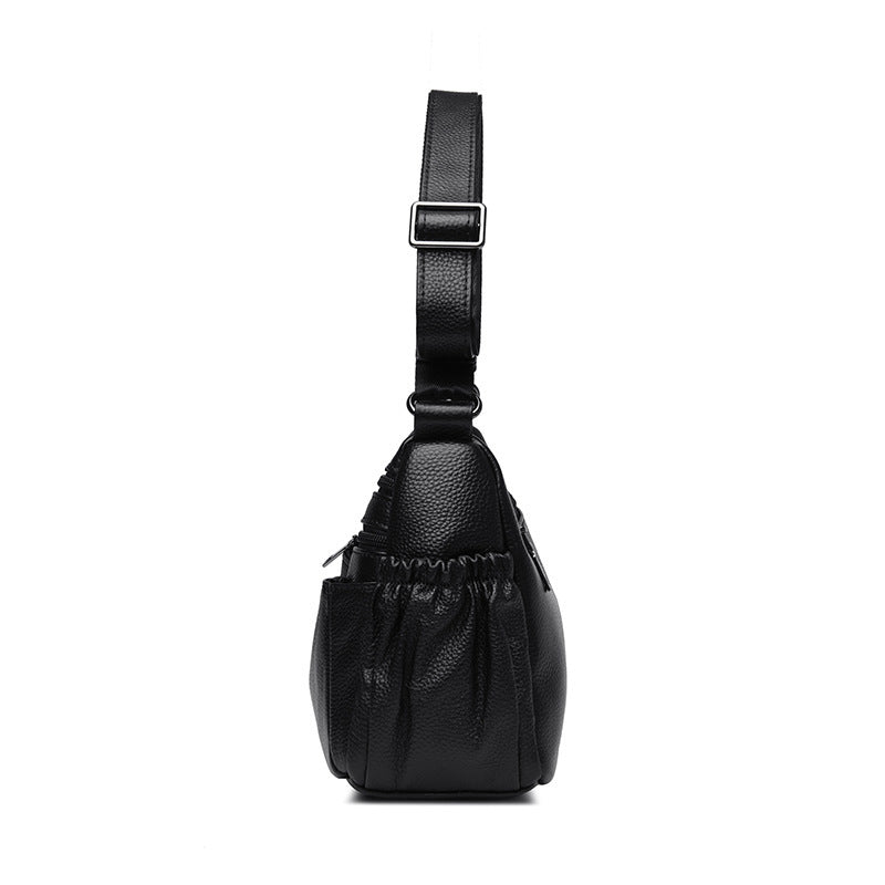 Women's Crossbody Leather Simple First Layer Cowhide Shoulder Bag