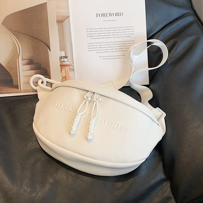 White Chest Bag Casual Women's Shoulder Crossbody