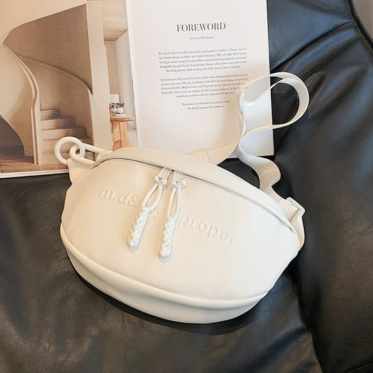 White Chest Bag Casual Women's Shoulder Crossbody