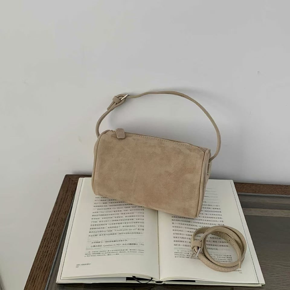 Suede Underarm Mini Small Handbag