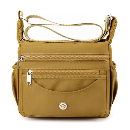 Trendy Women's Shoulder Lightweight Waterproof Nylon Cloth Bag