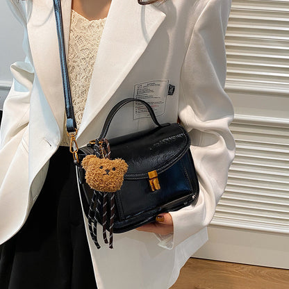 High-end Niche Retro Portable Small Square Bag All-matching