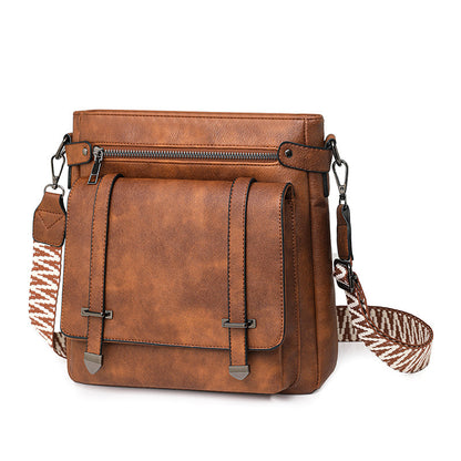 Women's Shoulder Personality Large Capacity Multi-pocket Bucket Bag