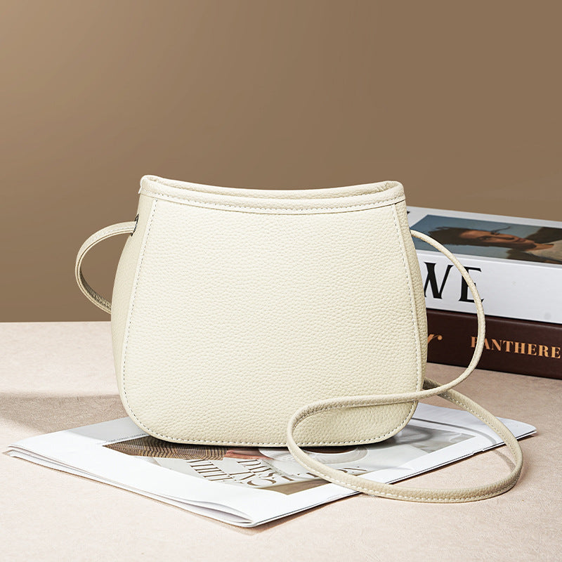 Popular Women's Trendy Versatile Cowhide Messenger Bag