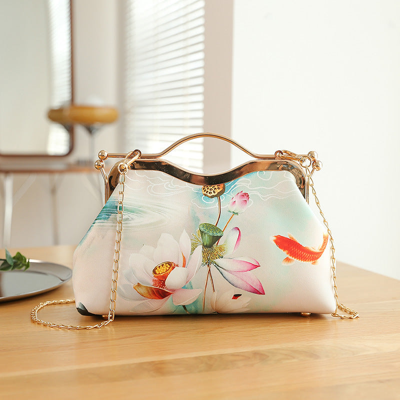 High-end Ethnic Style Tote Clutch Bag Women