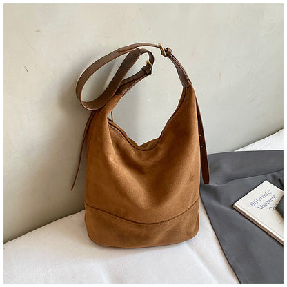 Women's Leather Vintage Suede Bucket Bags