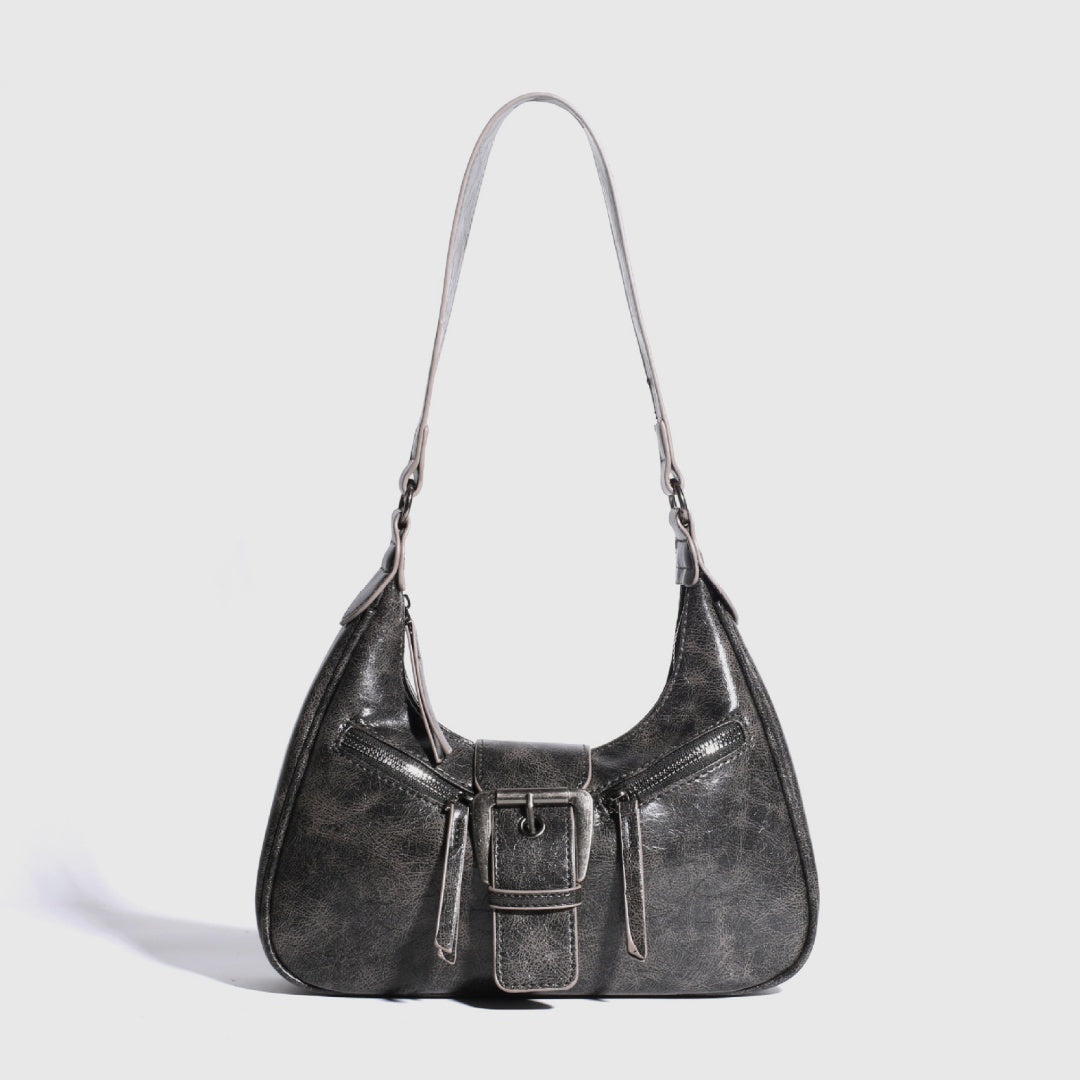 Retro Biker's Women's Shoulder Messenger Bag