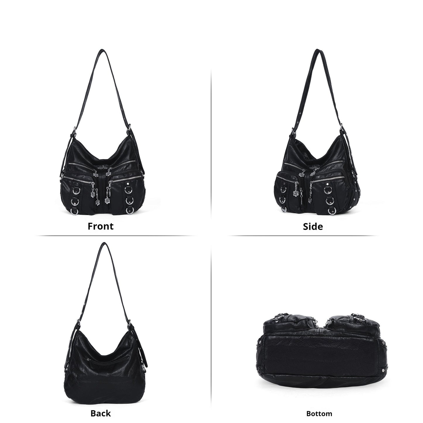 Women's Large Capacity Stylish Multi-pocket Shoulder Handbag